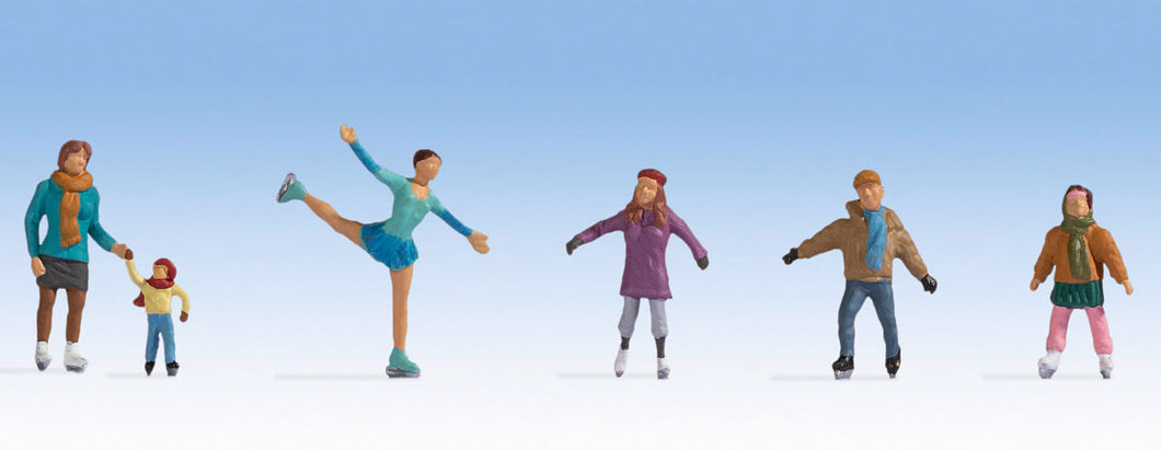 Ice Skaters (6) Figure Set