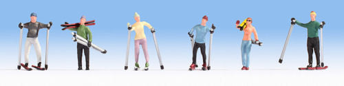 Skiers (6) Figure Set