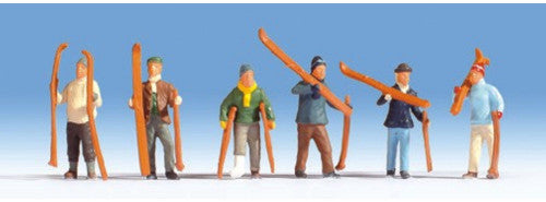 Skiers (6) Figure Set