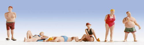 Sunbathers (6) Figure Set