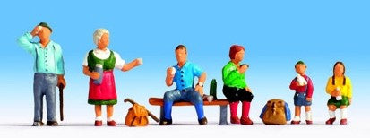 Wanderers (6) and Accessories Figure Set