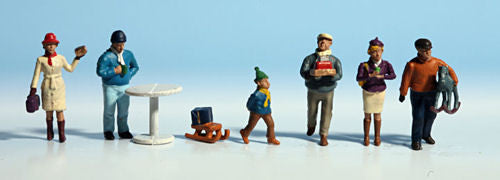 Christmas Market (6) Figure Set