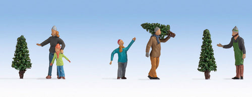 Selling Christmas Trees (5) Figure Set