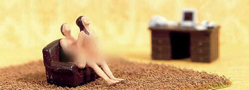 Lovers in Action (Armchair) Sexy Scenes Figure Set