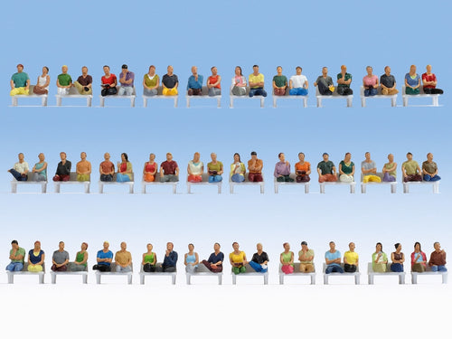 Seated Passengers (60) Mega Economy Figure Set