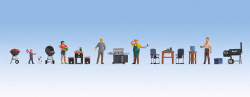 Barbeque Party Themed Figure Set