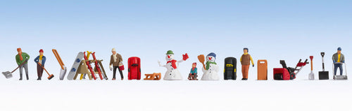 Winter's Day Themed Figure Set