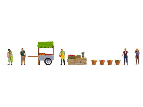 PRE ORDER - At the Fruit Market Themed Figure Set