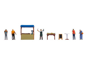 PRE ORDER - At the Fish Market Themed Figure Set