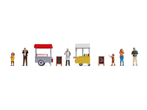 PRE ORDER - At the Hot Dog & Ice Cream Stalls Themed Figure Set