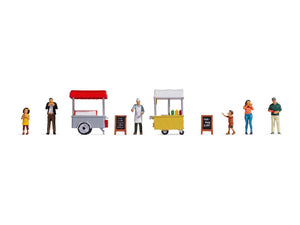 PRE ORDER - At the Hot Dog & Ice Cream Stalls Themed Figure Set