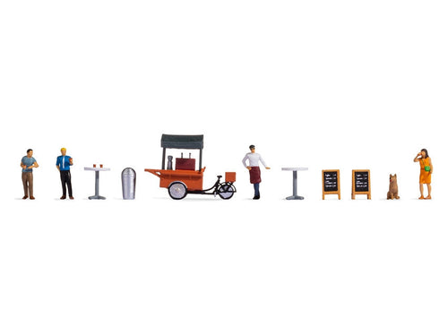 PRE ORDER - At the Coffee Stall Themed Figure Set