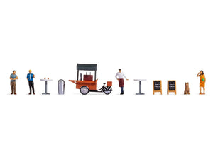 PRE ORDER - At the Coffee Stall Themed Figure Set