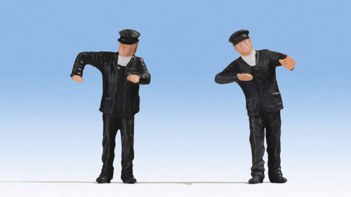 Steam Locomotive Drivers (2) Figure Set