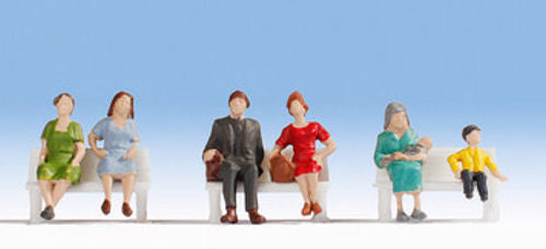 Sitting People (6) Hobby Figure Set