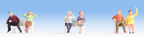 Sitting People (6) Hobby Figure Set