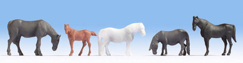 Horses (5) Hobby Figure Set