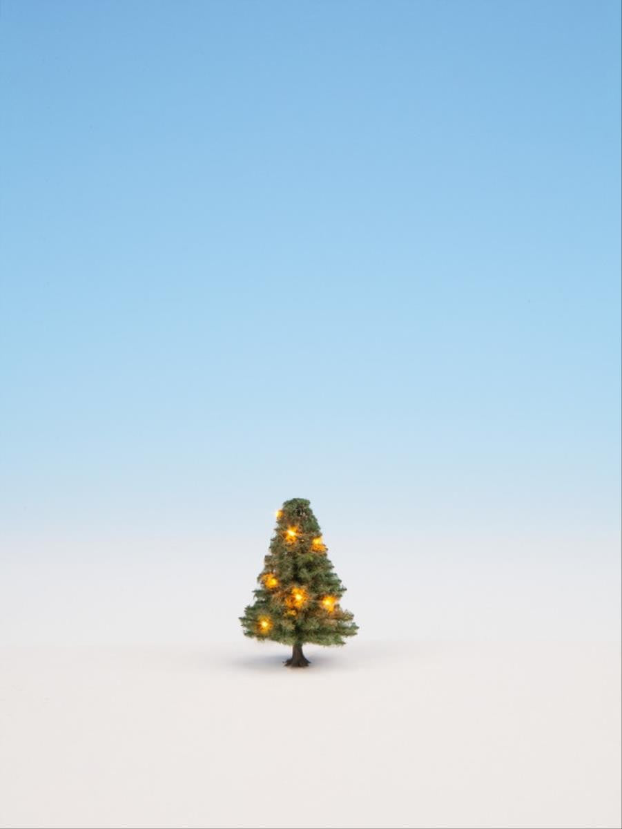 Christmas Illuminated Tree with 10 LEDs 5cm