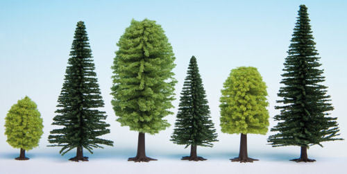 Mixed Forest (10) Hobby Trees 5-14cm