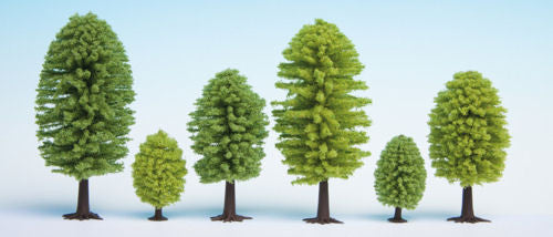 Deciduous (10) Hobby Trees 3.5-5cm