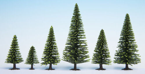 Spruce (10) Hobby Trees 3.5-9cm