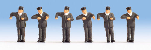 Steam Locomotive Drivers (6) Figure Set