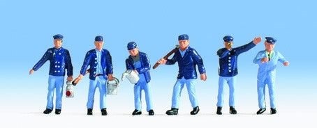 Locomotive Drivers (3) and Shunters (3) Figure Set