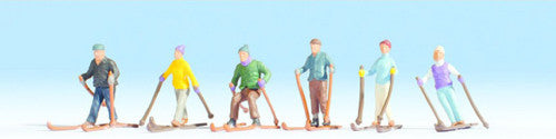 Skiers (6) Figure Set