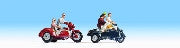 Motorcyclists (2x2) Figure Set