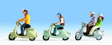 Scooter Riders (3) Figure Set