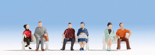 Sitting People (6) Hobby Figure Set
