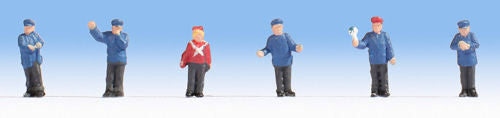 German Railway Officials (6) Figure Set