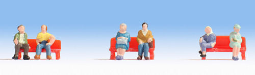 Sitting People (6) Figure Set