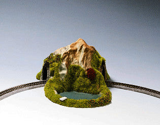 Single Track Curved Tunnel 17x13x8cm