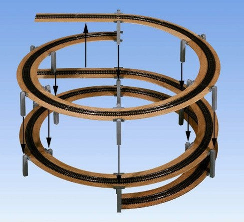 Single/Double Track Standard Helix 329/362mm Radius