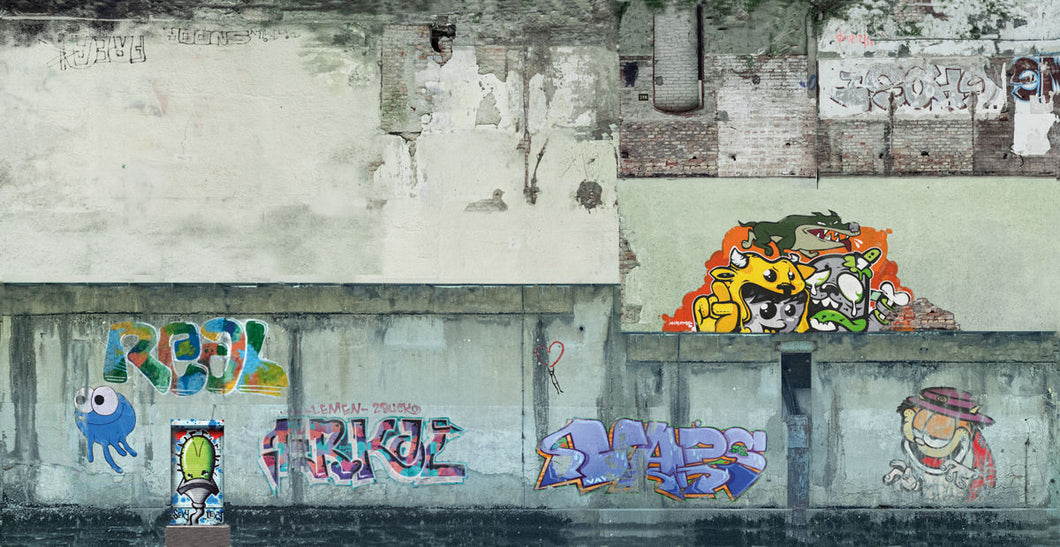 Industrial Wall 3D Cardboard Sheet 25x12.5cm