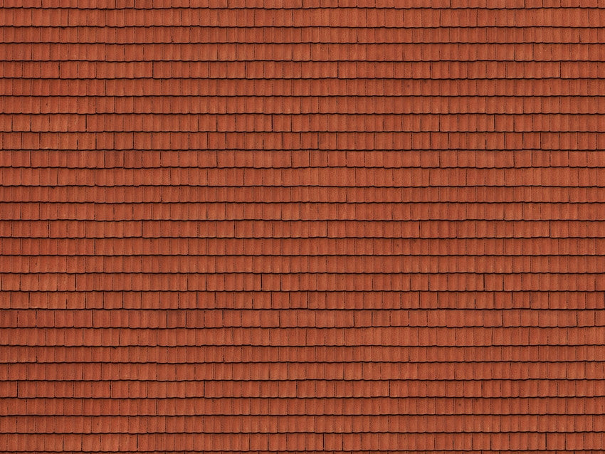Roof Tile 3D Cardboard Sheet 25x12.5cm