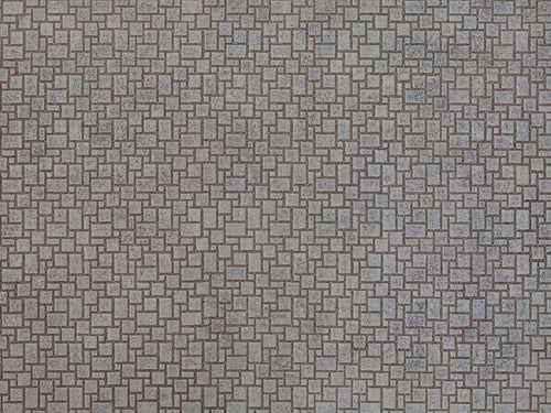Modern Pavement 3D Cardboard Sheet 25x12.5cm