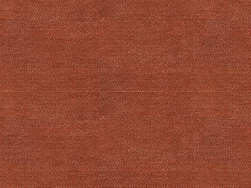 Clinker Red 3D Cardboard Sheet 25x12.5cm