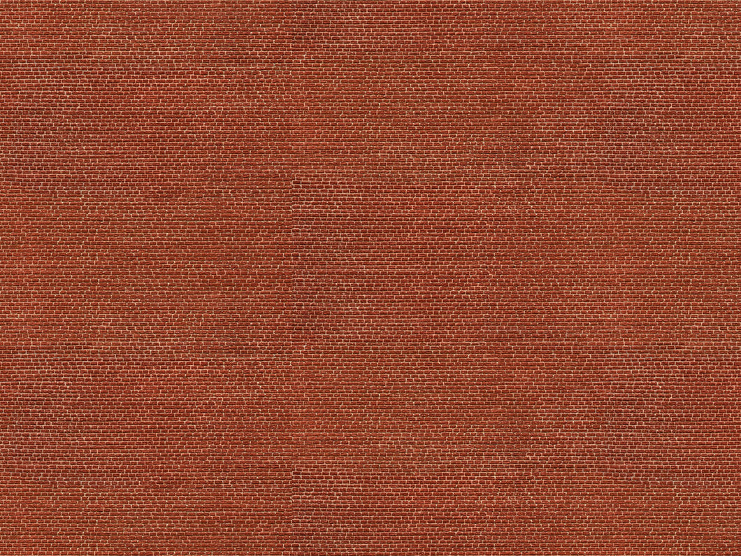 Clinker Red 3D Cardboard Sheet 25x12.5cm