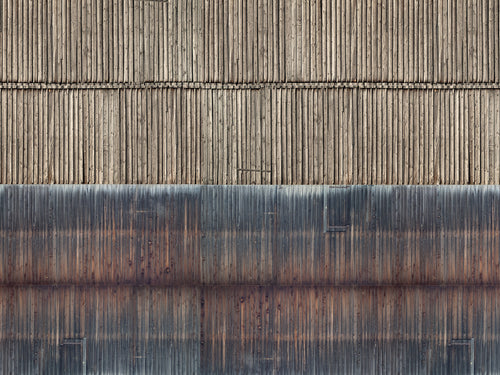 Timber Wall 3D Cardboard Sheet 25x12.5cm