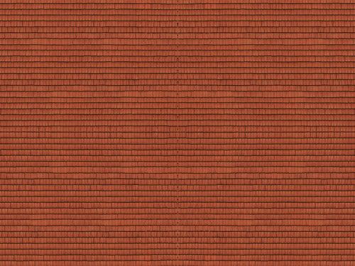 Roof Tile 3D Cardboard Sheet 25x12.5cm