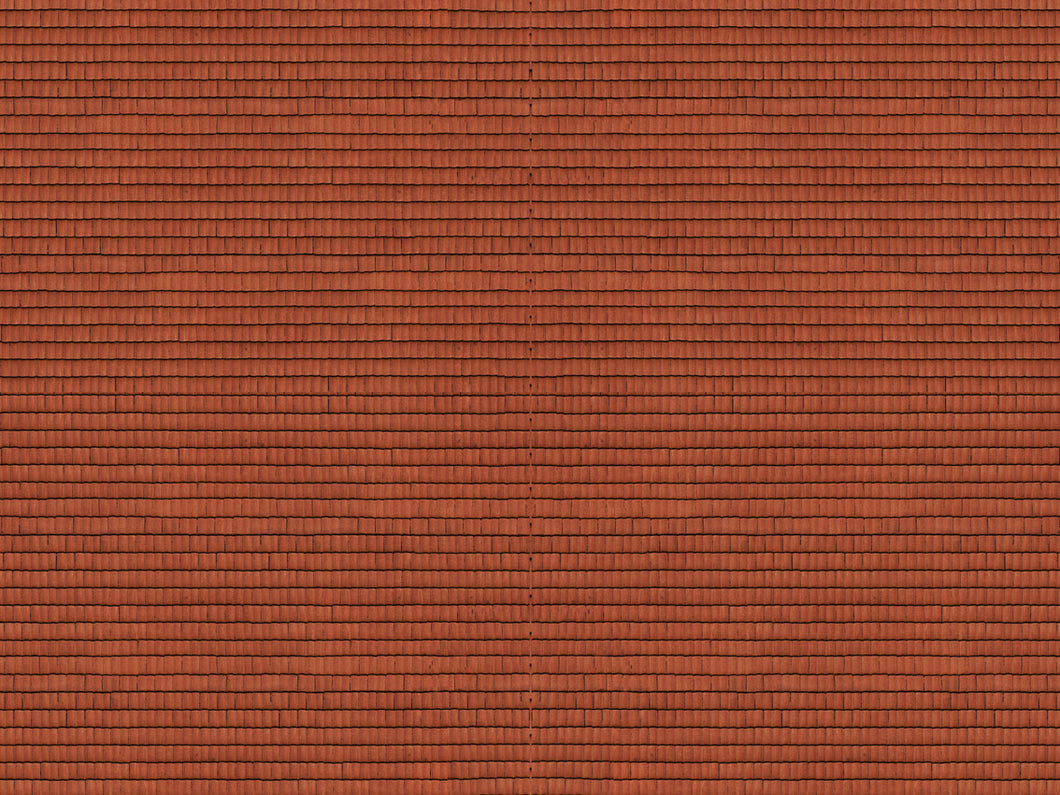 Roof Tile 3D Cardboard Sheet 25x12.5cm