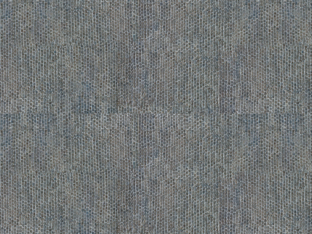 Old Town Pavement 3D Cardboard Sheet 25x12.5cm