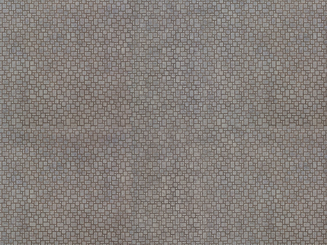 Modern Pavement 3D Cardboard Sheet 25x12.5cm