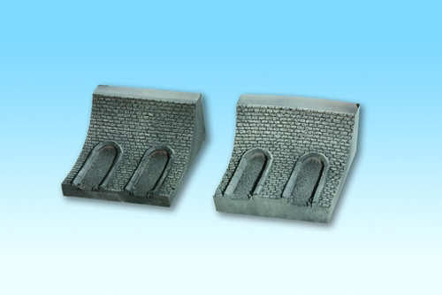 Curved Interior Hard Foam Tunnel Wall (2) 10cm