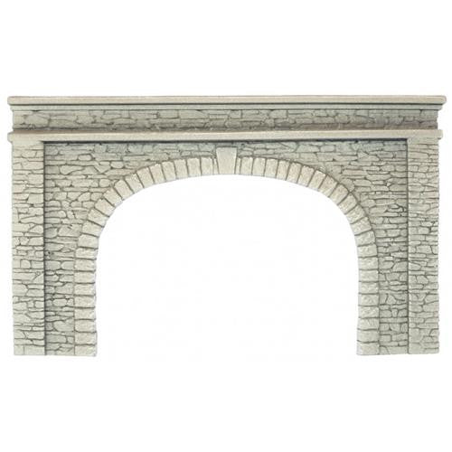 Double Track Natural Stone Hard Foam Tunnel Portal