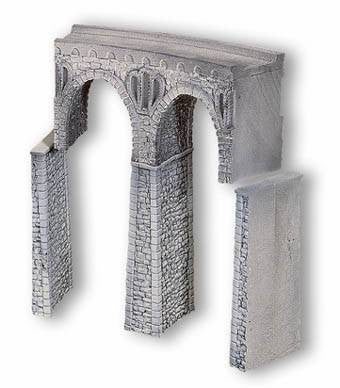 Curved Quarrystone Viaduct Hard Foam Radius 1