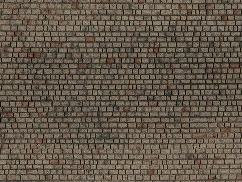 Ashlar Masonry 3D Structured Walling 28x10cm