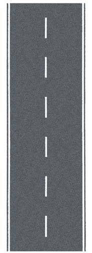 Grey Country Road 100x6.6cm